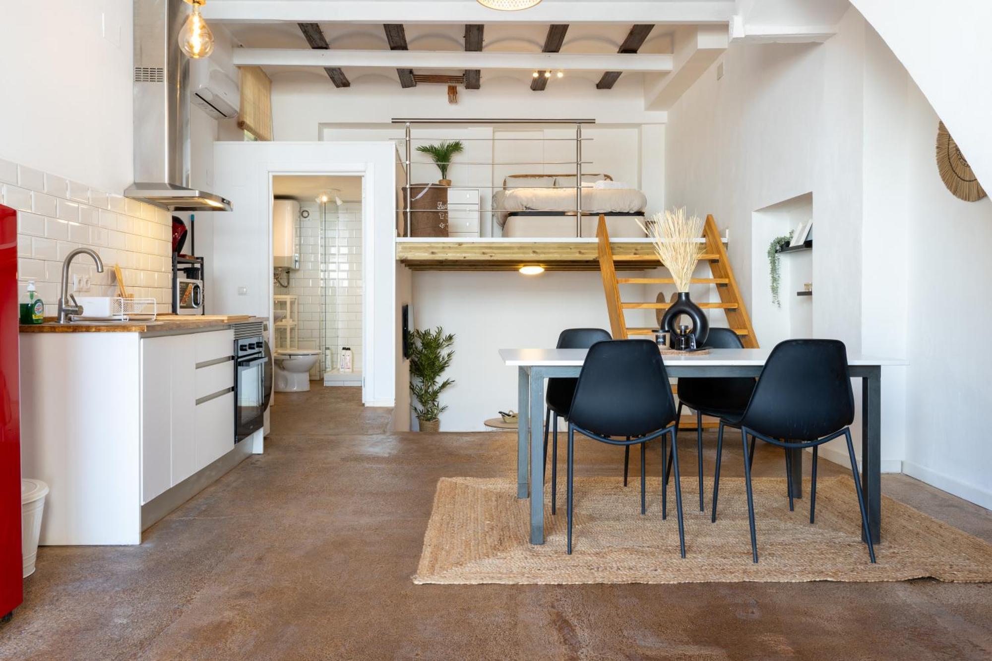 Apartamento Loft Industrial Doble Altura Valencia Exterior foto